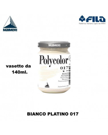 MAIMERI TEMPERA ACRILICA 140ML BIANCO PLATINO 017