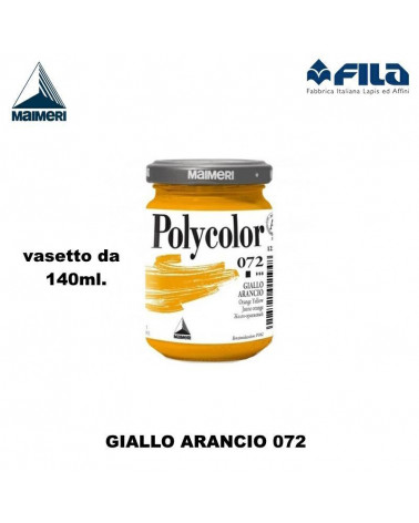MAIMERI TEMPERA ACRILICA 140ML GIALLO ARANCIO 072