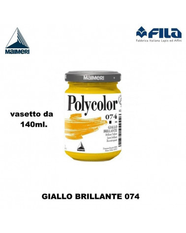 MAIMERI TEMPERA ACRILICA 140ML GIALLO BRILLANTE 074