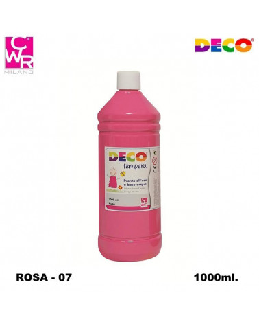 CWR DECO TEMPERA PRONTA 1000ml. ROSA 07