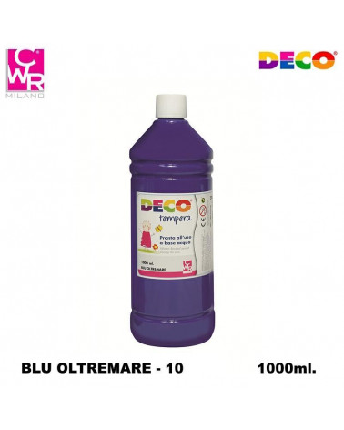 CWR DECO TEMPERA PRONTA 1000ml. BLU OLTREMARE 10