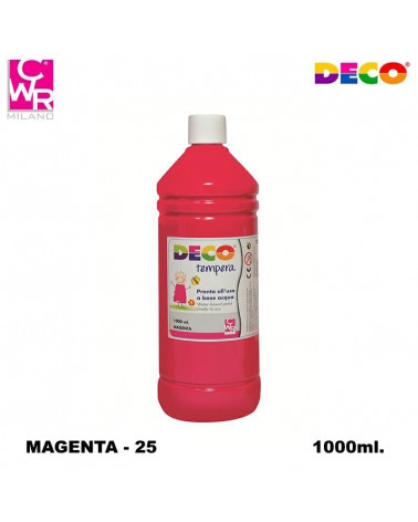 CWR DECO TEMPERA PRONTA 1000ml. MAGENTA 25
