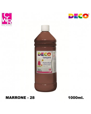 CWR DECO TEMPERA PRONTA 1000ml. MARRONE 28