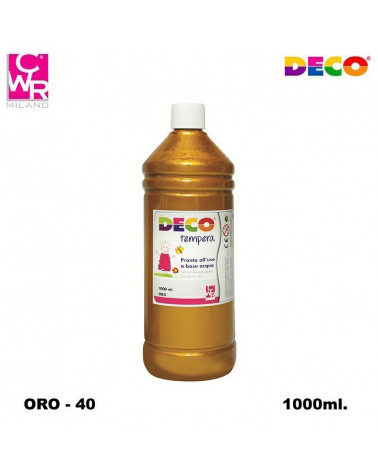 CWR DECO TEMPERA PRONTA 1000ml. ORO 40