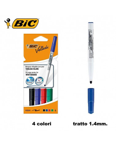 BIC MARCATORE VELLEDA 1741 4PZ.