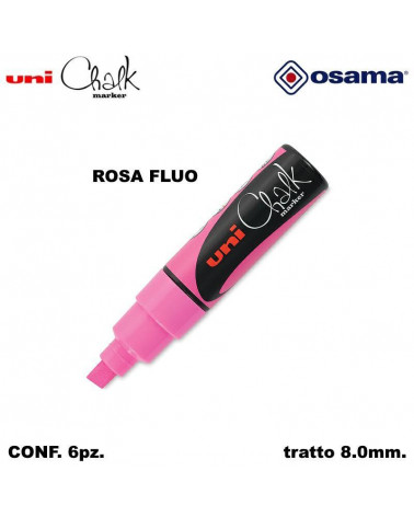 OSAMA MARCATORE CHALK MARKER 6PZ.SC. ROSA FLUO