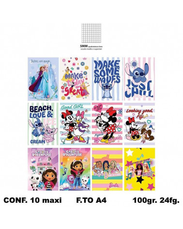 MAXI COMPILATION GIRL 100gr.24+1fg. 5MM [12PZ]