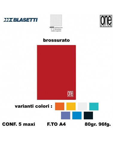 BLASETTI MAXI BROSSURATO 96FG.ONE COLOR 4MM [5PZ]