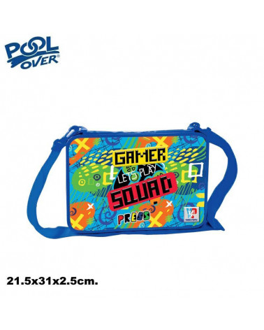 MAXI ASTUCCIO C/TRACOLLA GAMER BLU