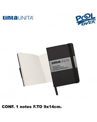 TINTA UNITA TACCUINO CON ELASTICO PUNTINATO 9x14