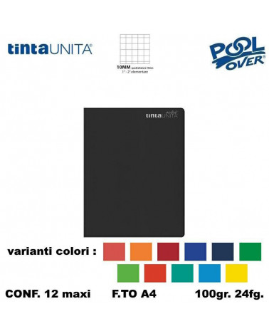 TINTA UNITA EXCELLENT MAXI 50 SPECIAL CLASSIC 100gr.10M 12pz.