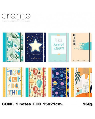 CROMO TACCUINO 15X21