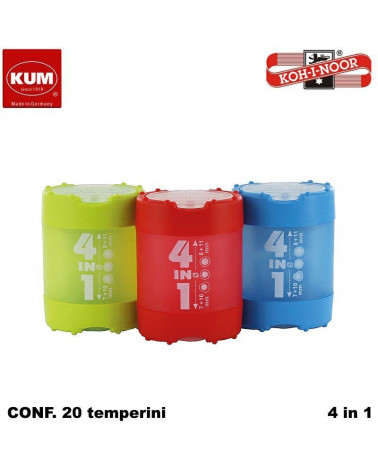 KUM TEMPERINO AMPIO CONTENITORE 4 in 1 K1028321 [20PZ]