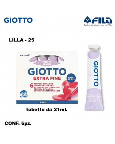 TEMPERA GIOTTO T.7 21ML. LILLA 25 [6PZ]