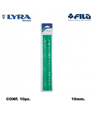 LYRA NORMOGRAFO 10MM  FILA [10PZ]