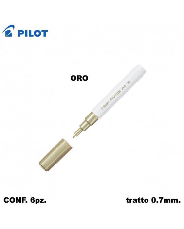 PILOT PINTOR EXTRA FINE PENNARELLO ORO [6PZ]