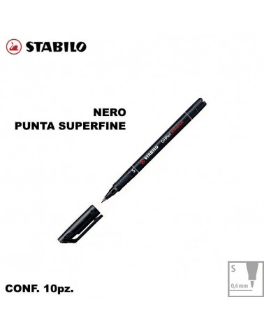 STABILO OHPEN 841 NERO S [10PZ]