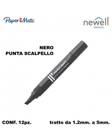 SHARPIE MARCATORE W10  NERO-P.SCALPELLO [12PZ]