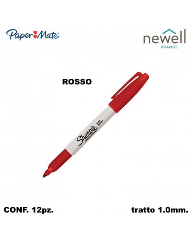 SHARPIE MARCATORE FINE  ROSSO [12PZ]
