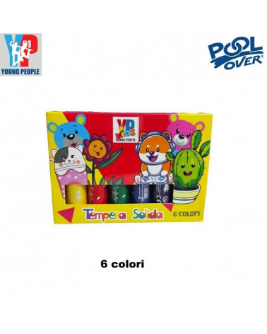 TEMPERA SOLIDA Y.P.KIDS 6pz.50988