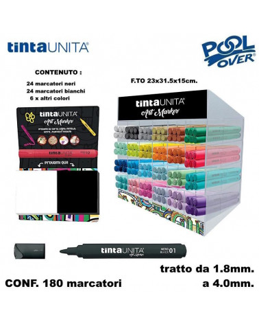 ASS.TO TINTA UNITA 180 ART MARKER