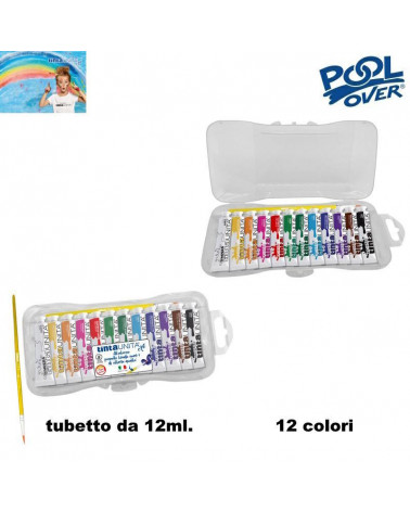 TINTA UNITA TEMPERA 12col. 12ml.