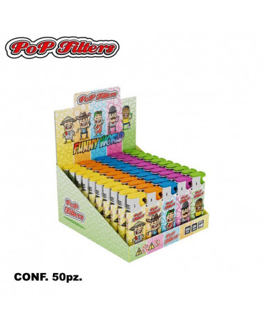 POP FILTERS ACCENDINO TURBO FUNNY [50PZ]