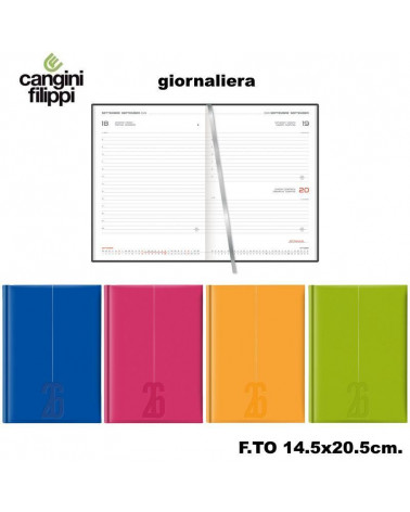 CANGINI FILIPPI AGENDA GIORNALIERA 14,5X20,5 I40TP