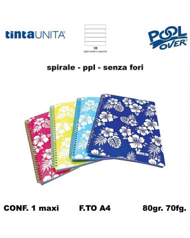 TINTA UNITA VINTAGE MAXI SPIR.NO FORI 80FG.1R