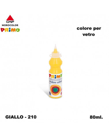 PRIMO COLORE PER VETRO  GIALLO 210 [6PZ]