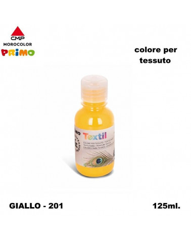PRIMO COLORE PER TESSUTO 125ML GIALLO 201