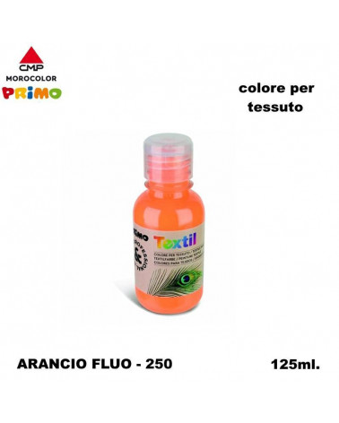 PRIMO COLORE PER TESSUTO 125ML ARANCIO-FLUO
