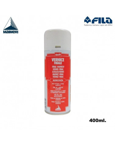 MAIMERI VERNICE FINALE 669 400ML. SPRAY-ROSSO