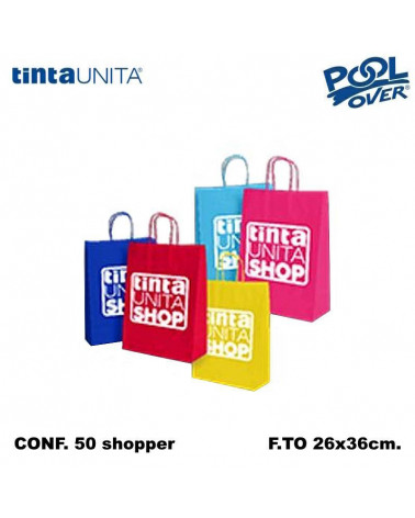 TINTA UNITA SHOP SHOPPER 26X36 50pz