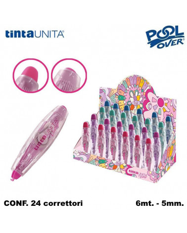 TINTA UNITA VINTAGE ESP 24 CORRETTORE NASTRO 6mt.