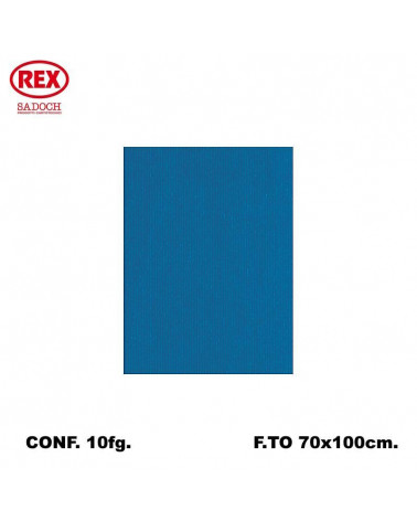 REX CARTA REGALO UNICOLORE 10FG. BLU NAVY 721