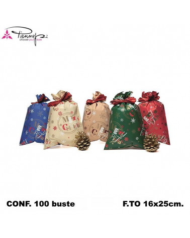 PNP BUSTE REGALO 16x25 FESTOSO [100PZ]