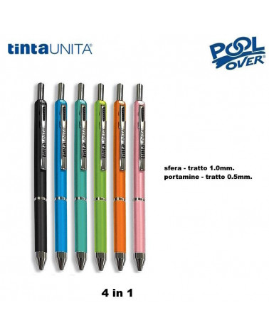 TINTA UNITA PENNA 4 FUNZIONI GIFT PACK
