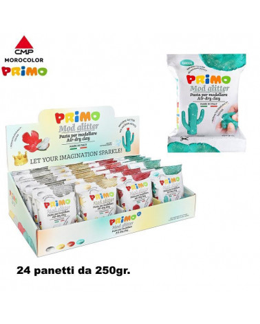 PRIMO PASTA MODELLARE MOD GLITTER [24PZ]