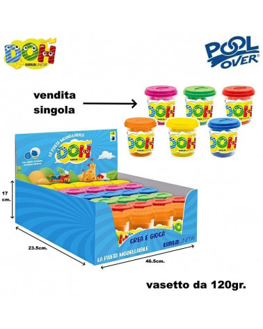 TINTA UNITA DOH BARATTOLO 120GR.+FORMINA INTERNA 56024