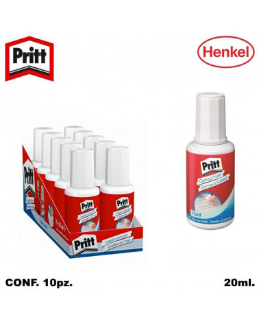 PRITT CORRETTORE CON PENNELLO 20ml.10PZ.