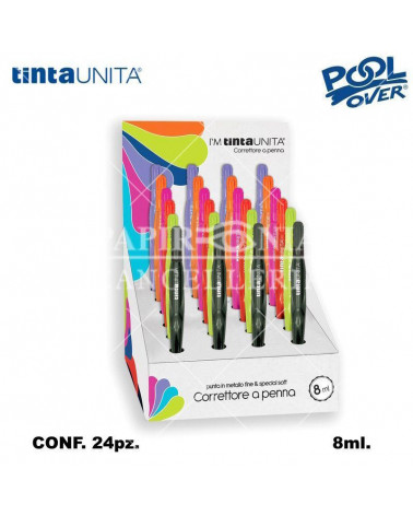 TINTA UNITA CORRETTORE PENNA BLISTER 24PZ.