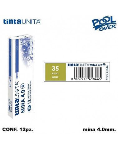 TINTA UNITA PASTELLO MINA 4MM. BISTRO 35 41844 [12PZ]