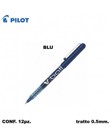 PILOT ROLLER V BALL 05  BLU [12PZ]