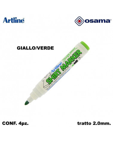 OSAMA MARCATORE PER STOFFA YELLOW GREEN T-SHIRT[4PZ]