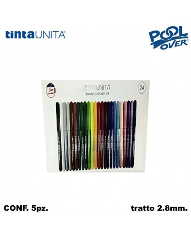 TINTA UNITA PENNARELLO JOY 2.8 24COL.41825 [5PZ]