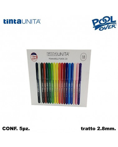 TINTA UNITA PENNARELLO JOY 2.8 18COL.43887 [5PZ]