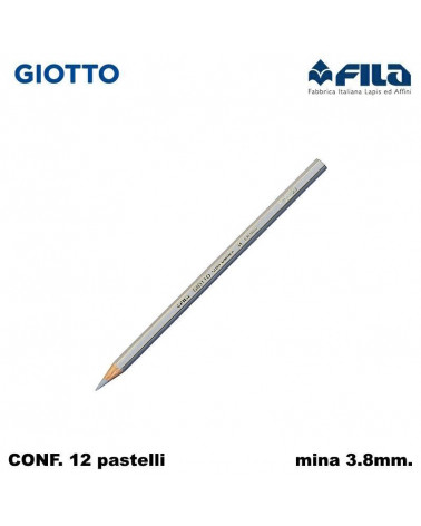 GIOTTO PASTELLO SUPERMINA N.50 ARGENTO 50 [12PZ]