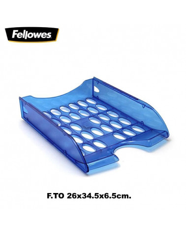 FELLOWES CASSETTA PORTACORRISPONDENZA BLU-TRASPARENTE