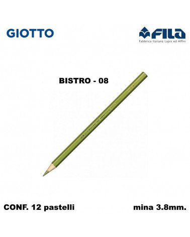 GIOTTO PASTELLO SUPERMINA N.08 BISTRO 08 [12PZ]